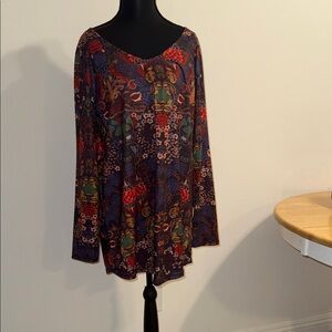 Floral Patterned Women's Top